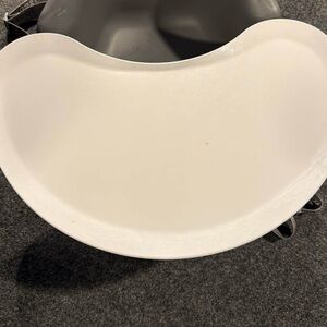 White Kids Booster Seat up seat